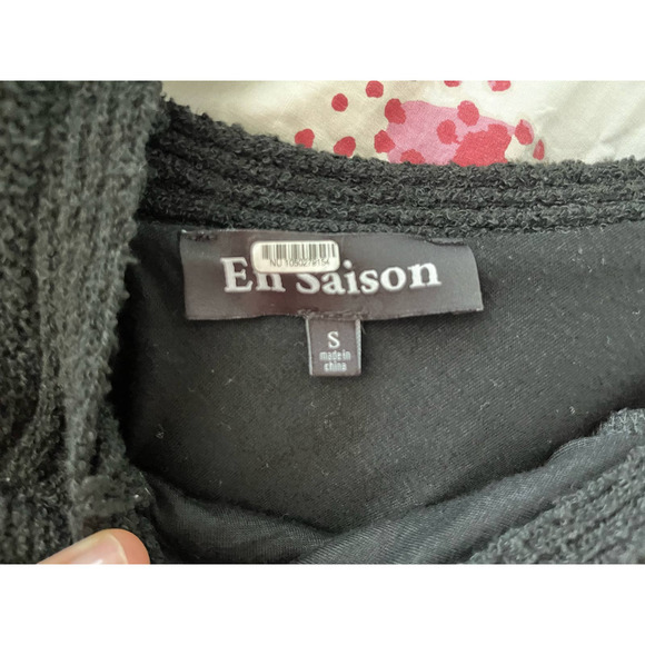 Anthropologie | En Saison Mixed Media Top | Sz S - Picture 8 of 9